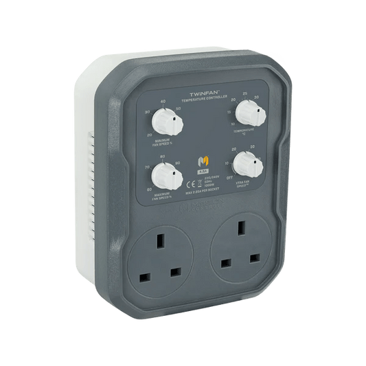 Mission Controls TwinFan 14A EC Temperature Controller for Dual Fan Systems