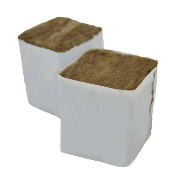Agra Wool 4x4x4cm No-Hole Propagation Plugs for Horticulture (750 Pcs)