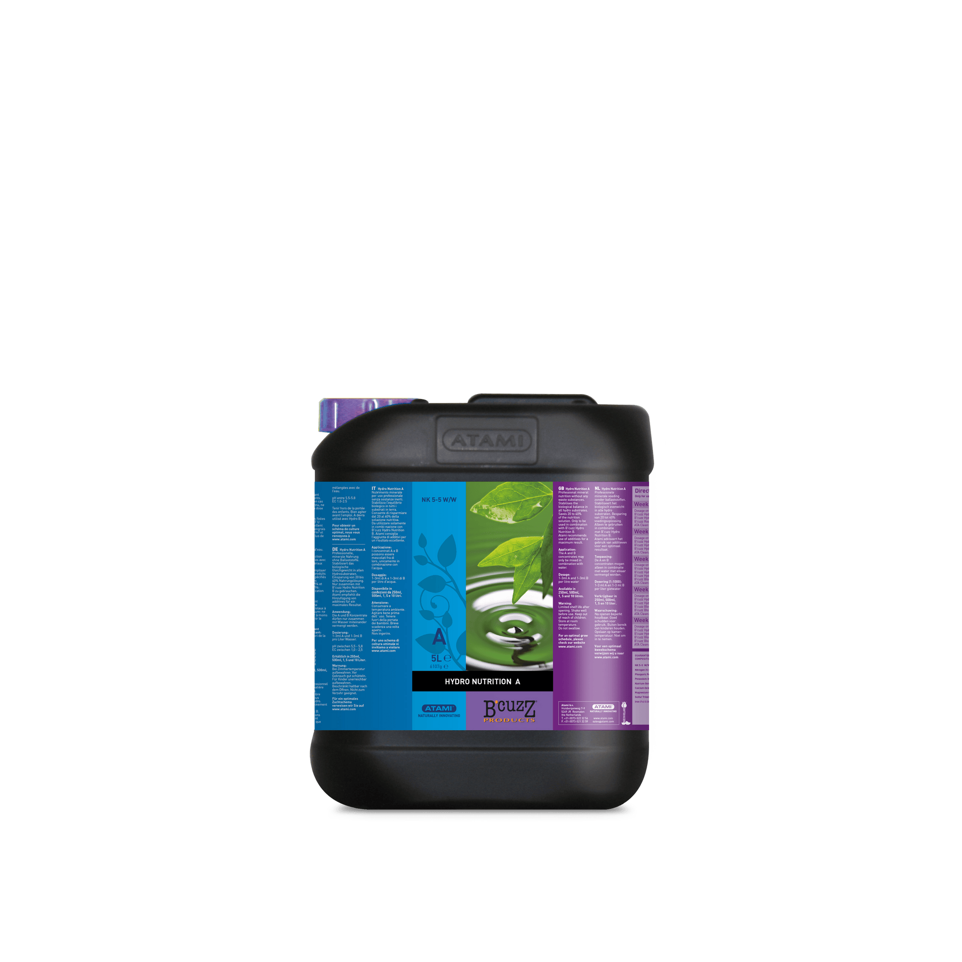 B'Cuzz Hydro Nutrition A&B 5L Essential Hydroponic Base Plant Growth Enhancer