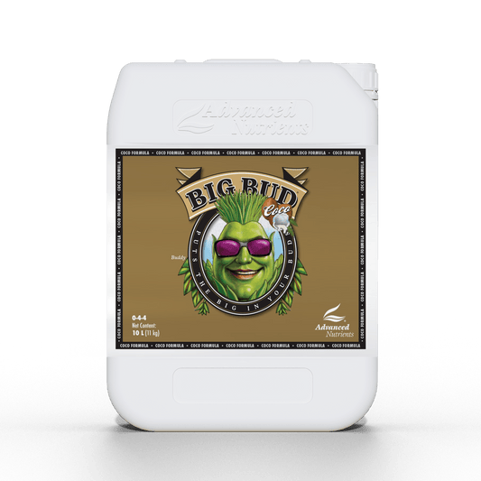 Advanced Nutrients Big Bud COCO 10L Liquid Bloom Booster for Hydroponics