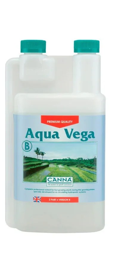 CANNA Aqua Vega 1L Part B Hydroponic Grow Nutrient for Recirculating Systems