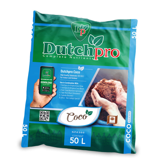 Dutchpro Coco Mix Premium Organic RHP Certified Plant Growing Substrate 50L