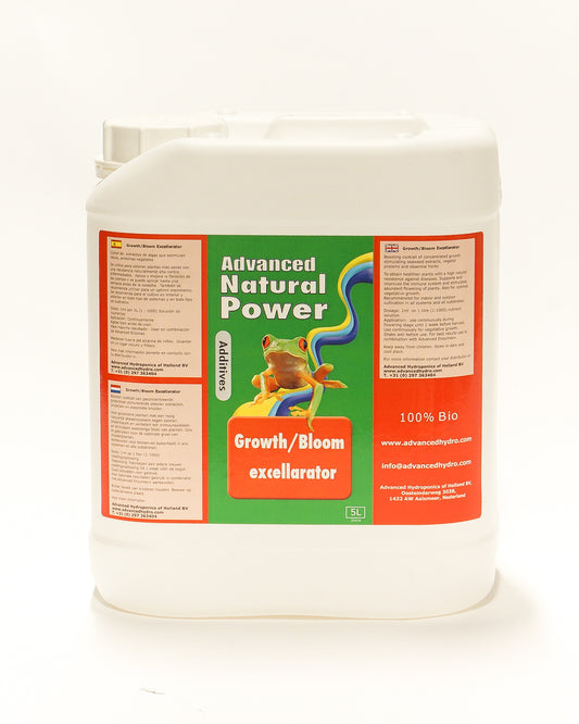 Advanced Hydroponics Growth Bloom Excellerator 5L Liquid Nutrient Additive
