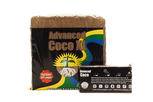 Premium Coco XL Brick 5kg: 70 Litre Buffered, Low EC, Aerated Growing Medium
