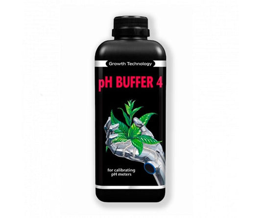 Growth Technology pH Buffer 4 Solution 1L for Meter Calibration Accuracy