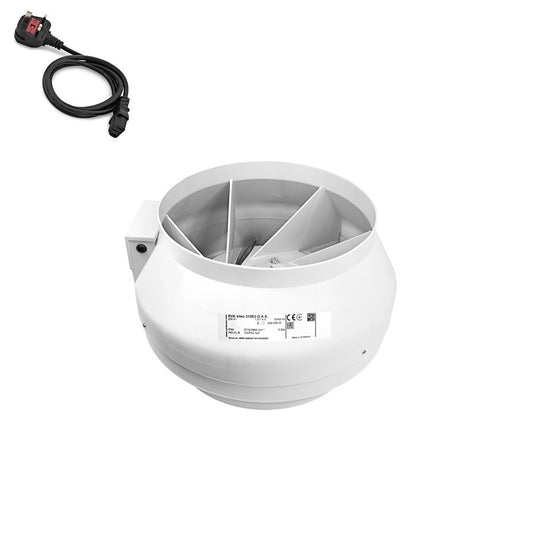 RVK 315mm 12-inch A1 IEC Low Power Inline Duct Fan Hydroponics Ventilation
