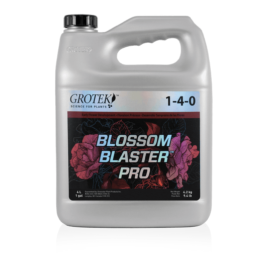 Grotek Blossom Blaster Pro 4L Liquid Plant Bloom Enhancer for Profuse Flowers