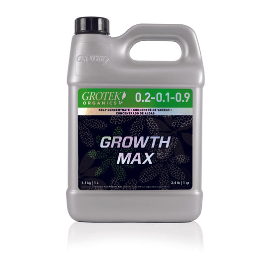 Grotek GrowthMax 1L Natural Kelp Concentrate for Optimal Plant Health & Vigor