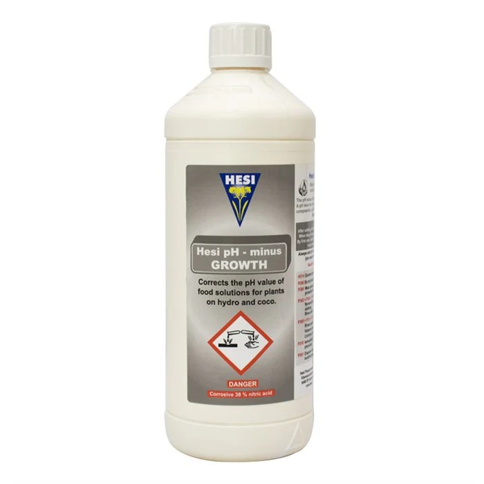 Hesi pH Minus 59% 1L Growth Phase Nutrient Solution pH Down Regulator