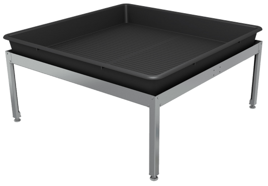 Durable Metal Horticultural Grow Bench Frame 80x80x40cm Hydroponic Plant Support Stand