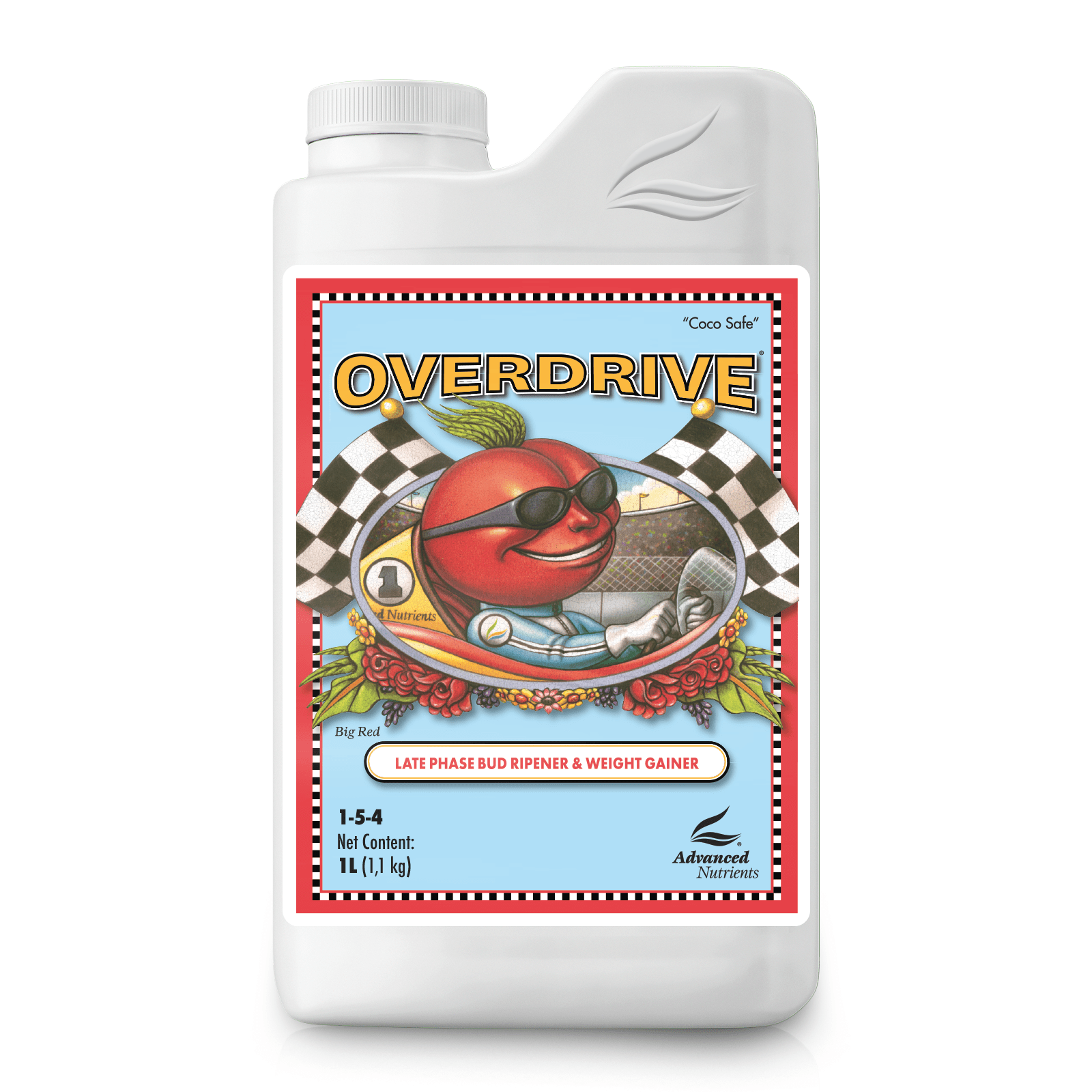Advanced Nutrients Overdrive 1L – Elite Late Flowering Bud Hardener