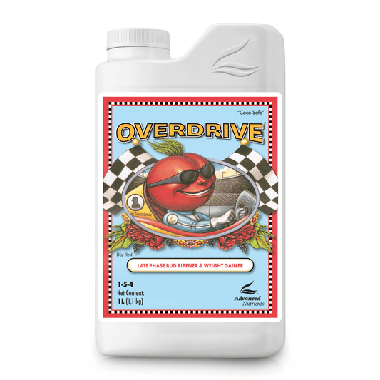 Advanced Nutrients Overdrive 1L – Elite Late Flowering Bud Hardener