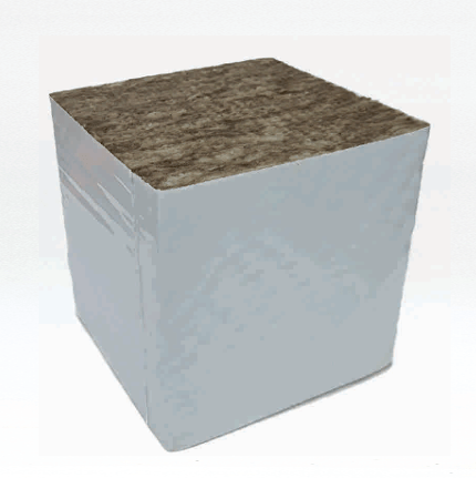 Large Hydroponic Rockwool Growing Blocks, 20x20x20cm, No Hole, Case of 18