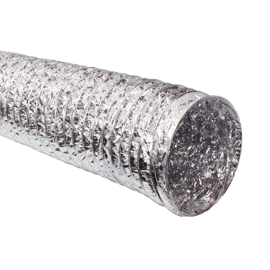 Premium Aluminium Flexible Ducting 127mm (5 Inch) x 10m for Hydroponic Ventilation