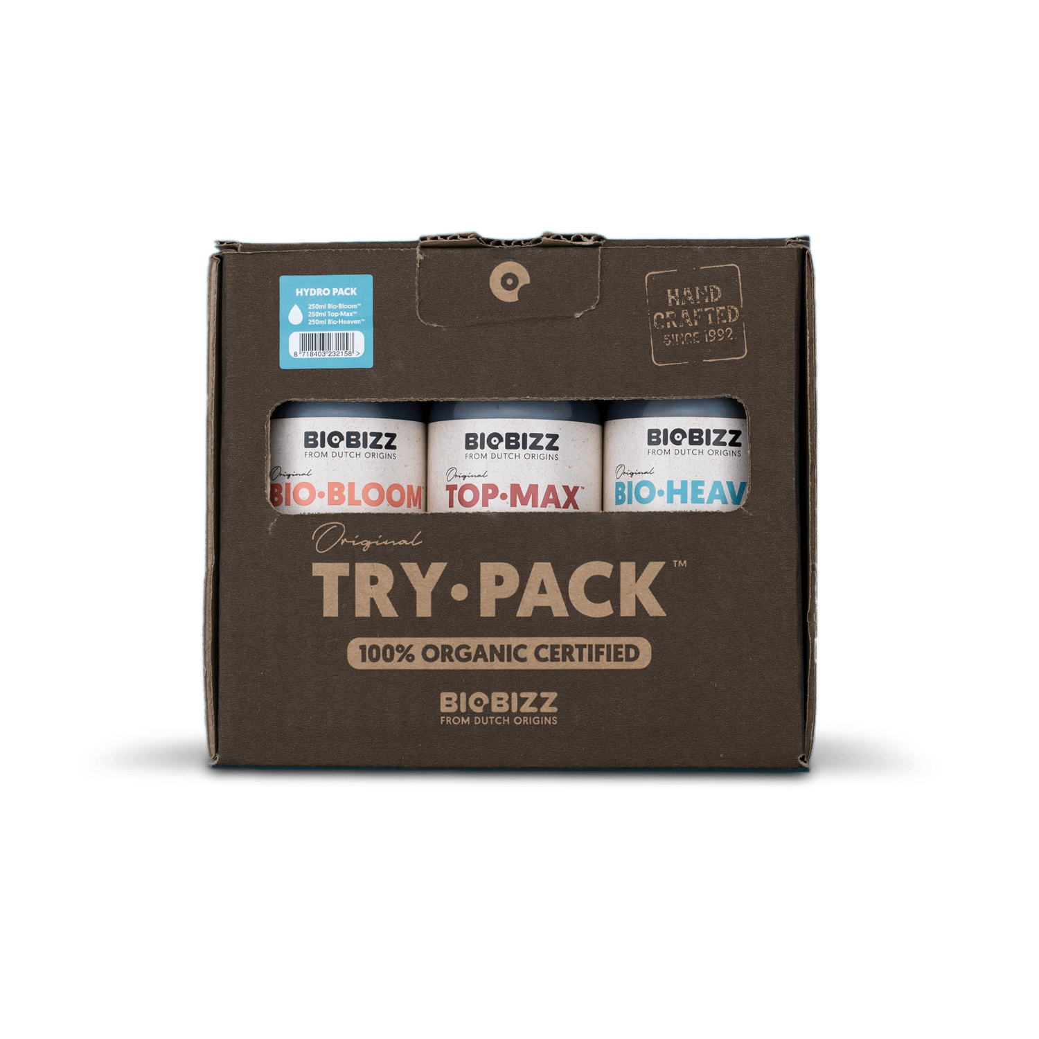 Biobizz Try-Pack Hydro Organic Fertiliser Kit for Hydroponic Systems