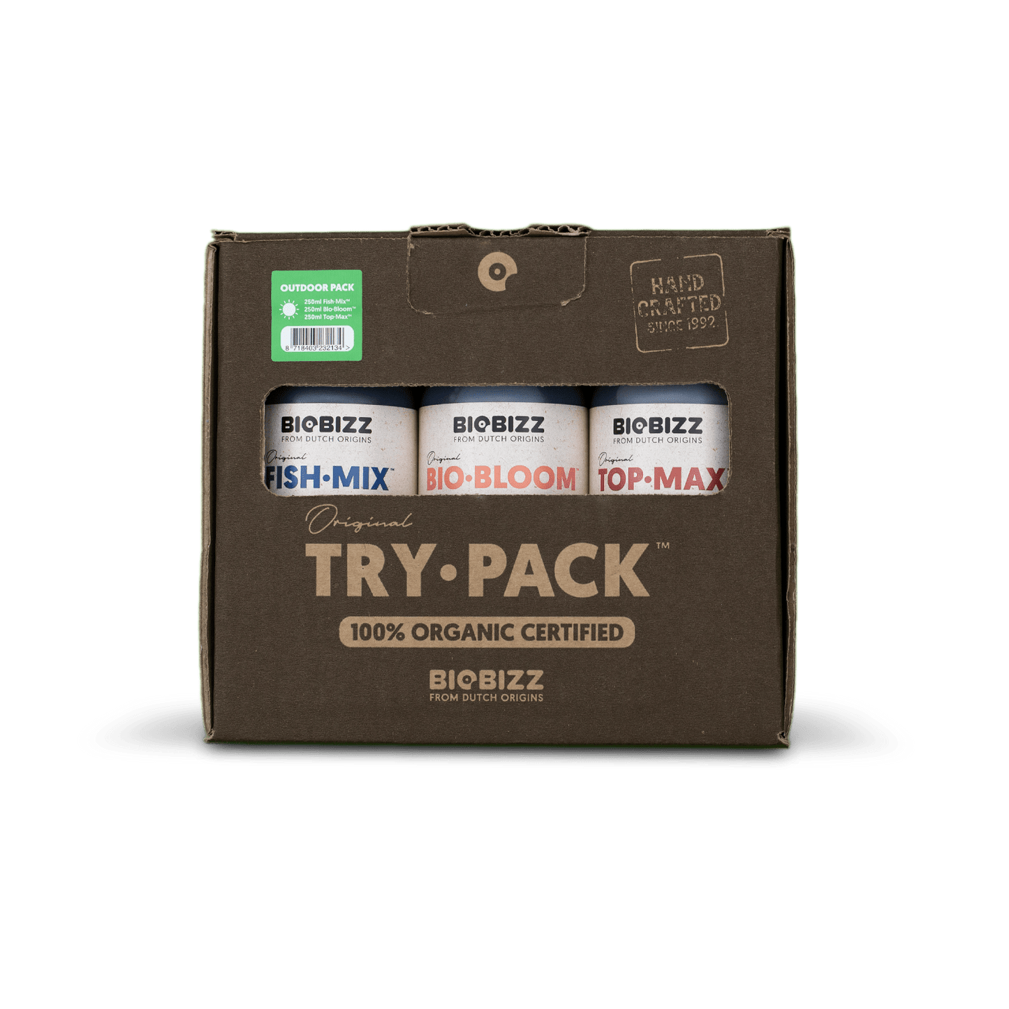 Biobizz Outdoor Try-Pack: Essential Organic Fertiliser Kit for Garden Plants