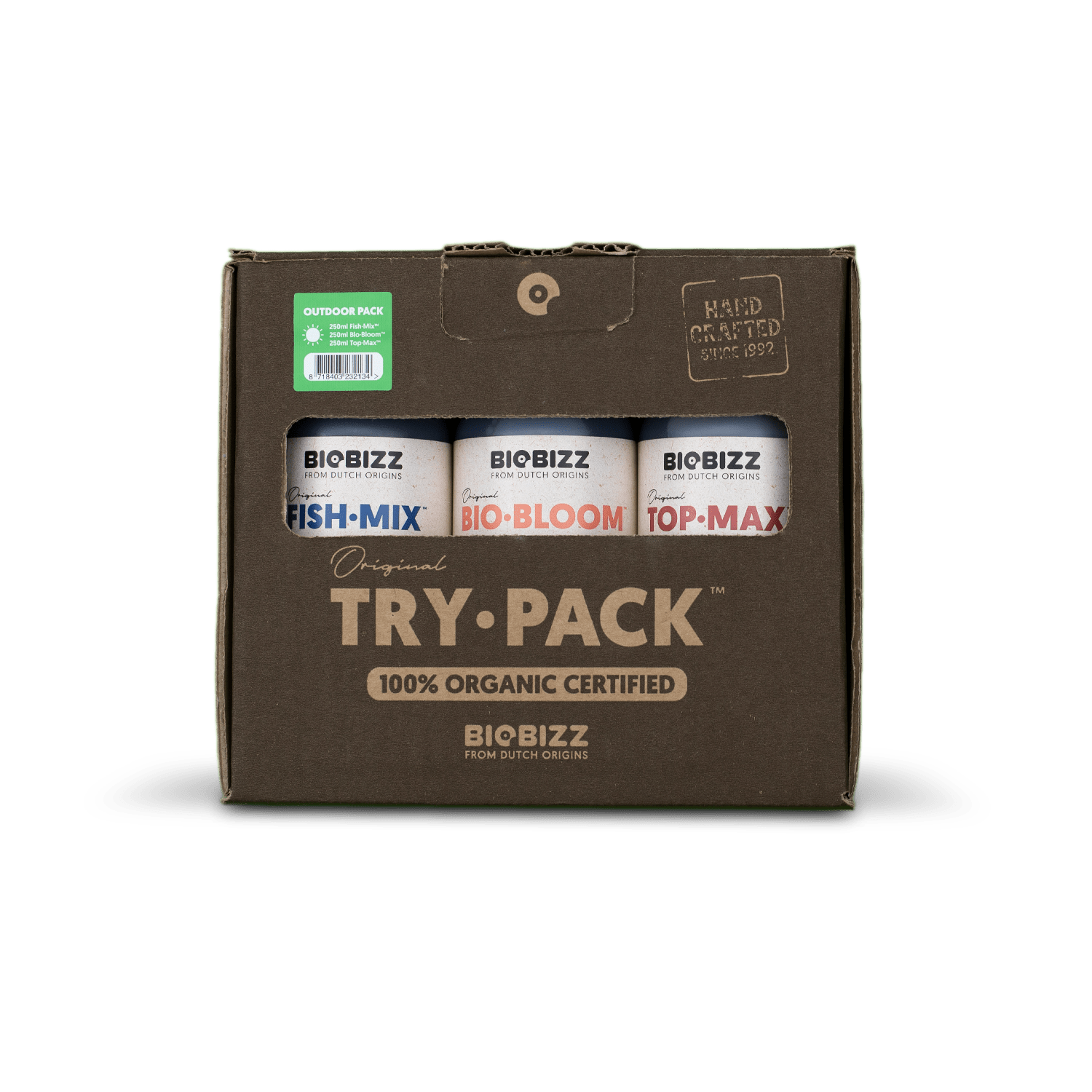 Biobizz Outdoor Try-Pack: Essential Organic Fertiliser Kit for Garden Plants