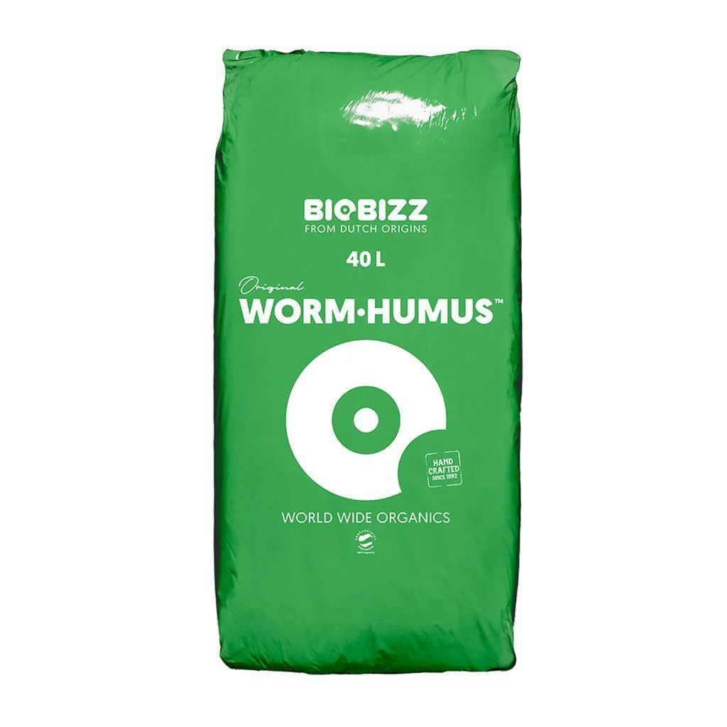 Premium Organic Worm Humus 40L Bag - Nutrient-Rich Soil Improver & Fertiliser