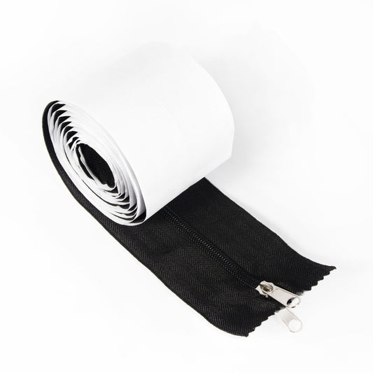 Heavy Duty 2m Peel and Stick Zipper for Grow Tents & DIY Projects