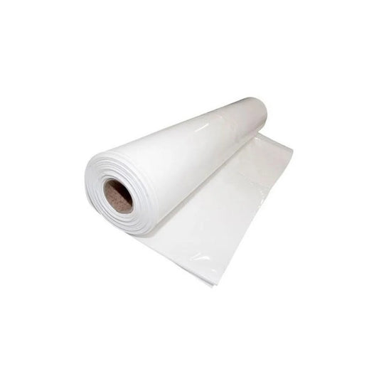 Premium White Floor Secure DPM Sheeting 4m x 25m, Non-Gassing UK Made