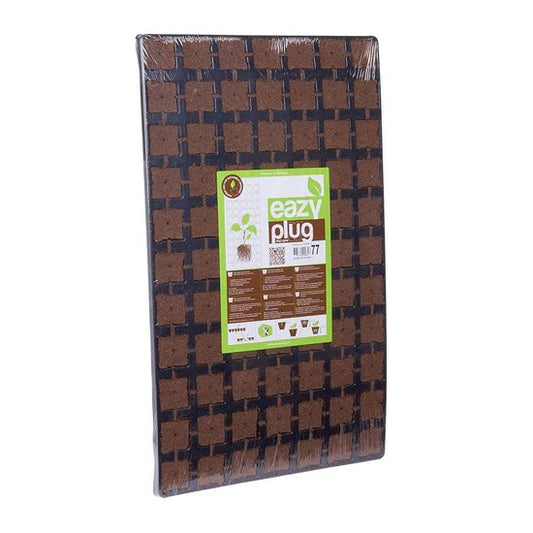 Eazy Plug 77-Cell Organic Dry Rooting Cubes Tray for Seedling Propagation