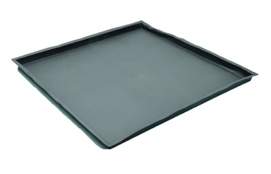 100cm Square Deep Flexi-Tray | Durable Hydroponic Run-Off Spillage Tray