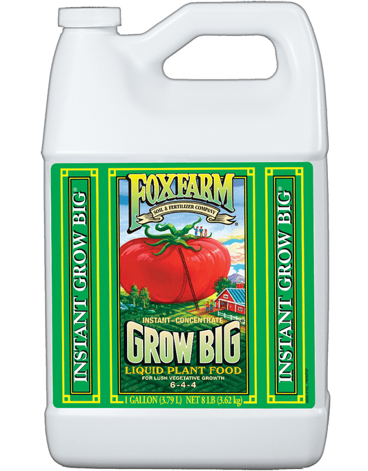 FoxFarm Grow Big Liquid Soil Nutrient for Lush Vegetative Growth, 3.79L