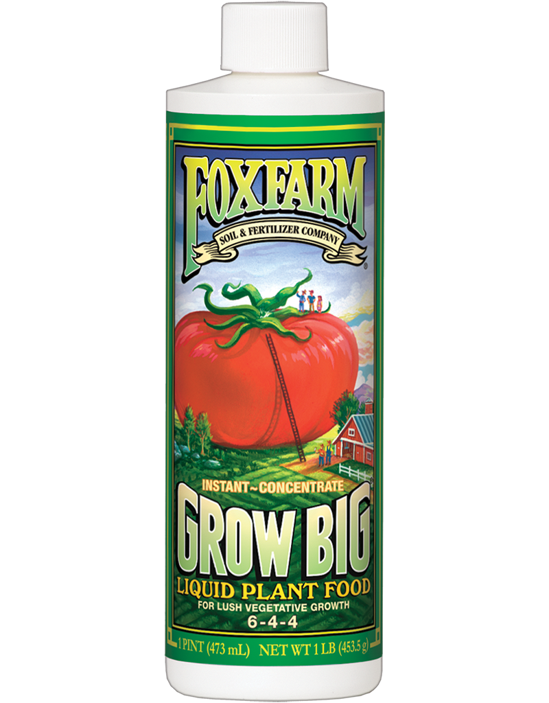 FoxFarm Grow Big Soil Liquid Concentrate Nutrient for Lush Vegetative Growth 473ml