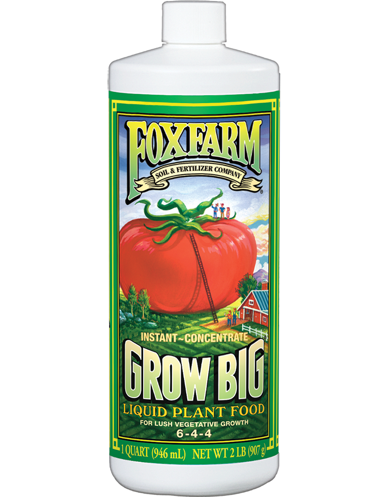 FoxFarm Grow Big Liquid Concentrate Fertiliser for Lush Vegetative Plant Growth
