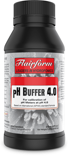 Flairform Professional pH Buffer 4.0 Standard Solution for Hydroponics 250ml