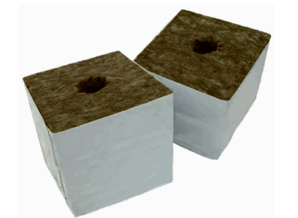 Premium Rockwool Propagation Starter Block for Hydroponics - Single Unit