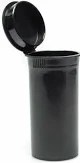 Child-Resistant Medical Pop Top Vials 13 Dram Black Bulk Pack 25
