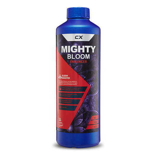 CX Mighty Bloom Enhancer 1L: Advanced Hydroponic Flowering Nutrient Booster for Max Yield