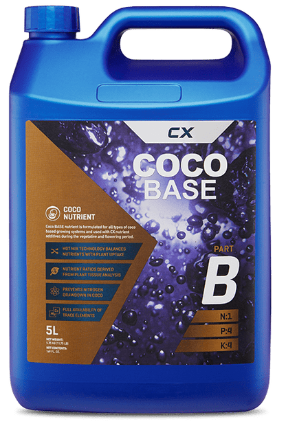 CX Horticulture Coco Base A&B 5L Nutrient for Hydroponic Systems