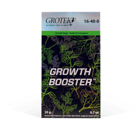 Grotek Growth Booster 20g: High Nitrogen Phosphorus Plant Fertiliser for Vigorous Development