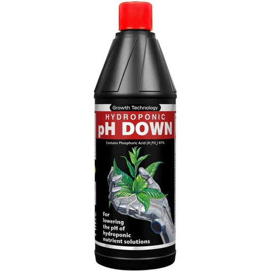 Growth Technology pH Down 81% Phosphoric Acid Concentrated Nutrient Solution Adjuster