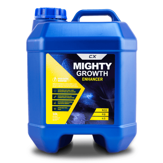 Mighty Growth Enhancer 10L: Advanced Vegetative Plant Nutrient Booster for Hydroponics