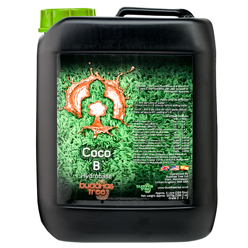 Buddhas Tree Coco A & B 5L Nutrient for Optimal Hydroponic Plant Growth