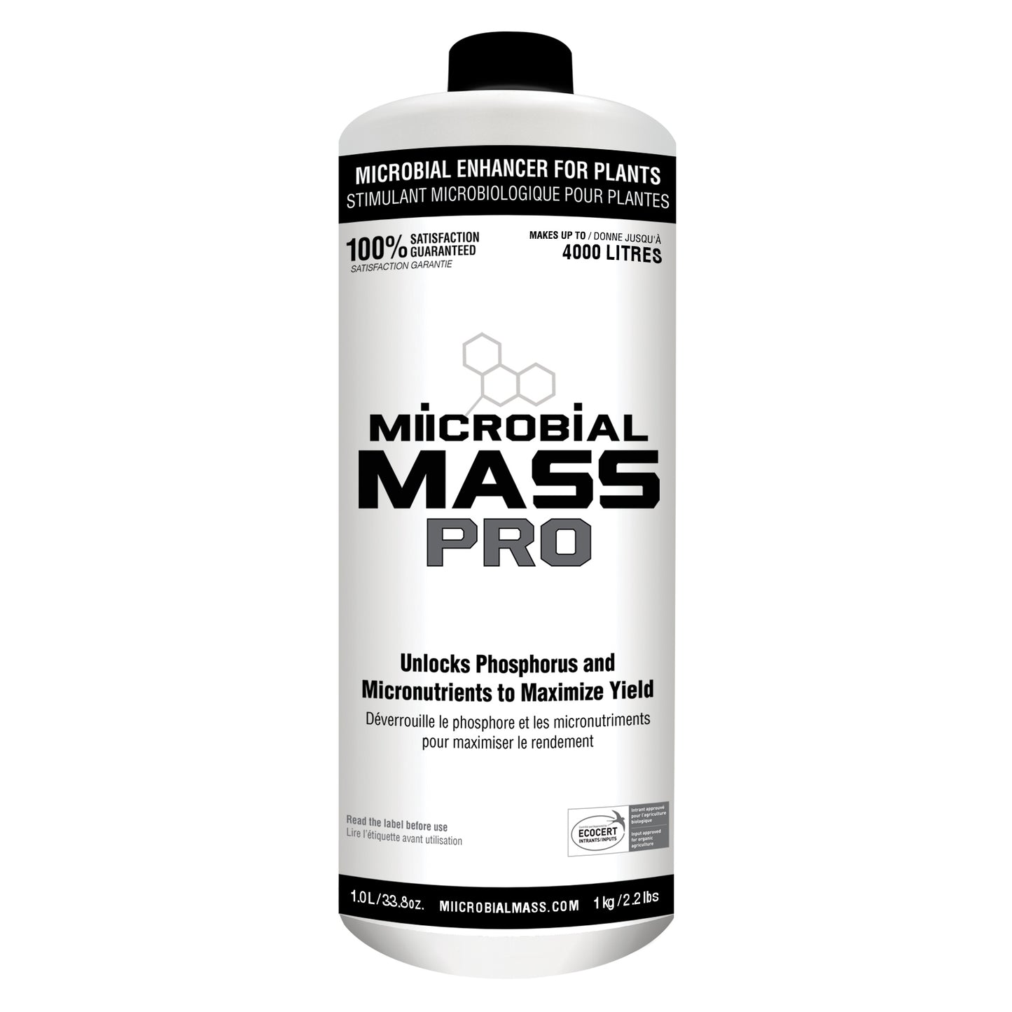 MIIM HORT Microbial Mass Pro 1L Plant Enhancer for Superior Growth