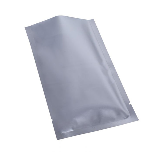 Large Silver Heat Sealable Storage Bags - 500x1000mm Splash-Resistant Food Packaging