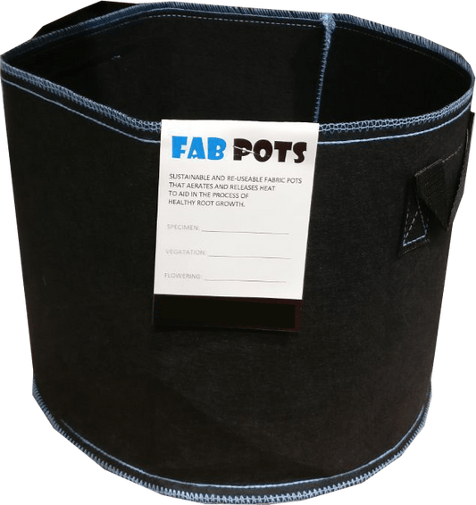 Fabpot 3 Gallon 11.4L Fabric Plant Pots, 5-Pack, Optimal Root Pruning & Oxygenation